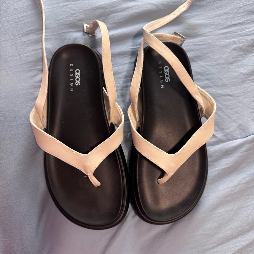 Women's Cream Sandals Asos